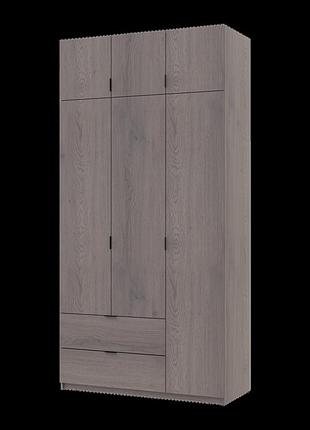 Распашной шкаф для одежды doros лукас канноло/канноло 3 дсп 120х50х240 (44900368)