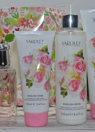 Большой подарочный набор для тела yardley english rose оригинал2 фото