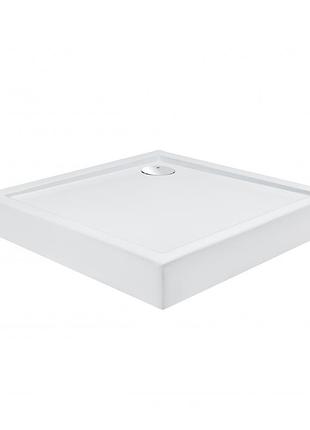 Душевой поддон qtap tern 309912c 90x90x12 см + сифон