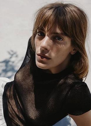 Полупрозрачная, актуальная футболка zara
✨✨✨✨✨✨✨✨✨✨