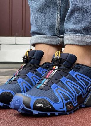 Salomon speedcross 3 синие мужские кроссовки 🆕чоловічі кросівки саломон🆕