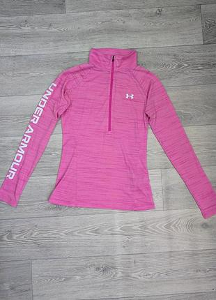Крутой лонгслив на короткой молнии under armour зепка олимпийка 2