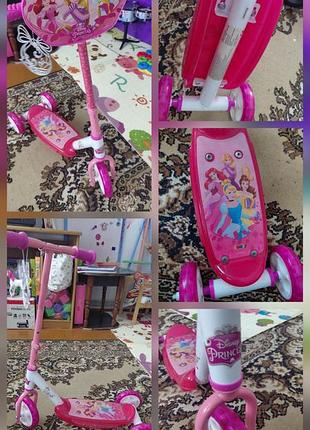 Детский самокат для девушки princess