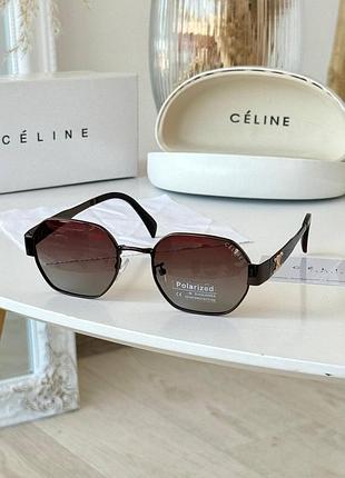 Женские очки раунда celine polarized на среднее лицо