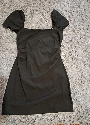 Мини платье zara с красивой спинкой