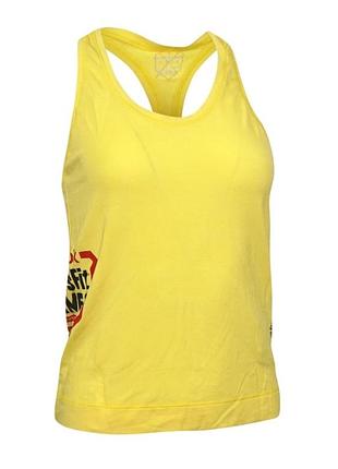 Reebok 2014 crossfit games women's yellow playdry burnout tank top b82406 футболка  женская  оригинал  функциональная