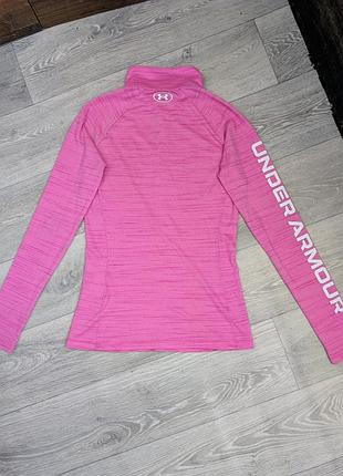 Крутой лонгслив на короткой молнии under armour зепка олимпийка 5