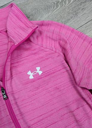 Крутой лонгслив на короткой молнии under armour зепка олимпийка 6
