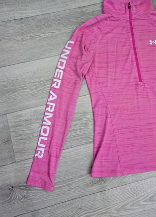 Крутой лонгслив на короткой молнии under armour зепка олимпийка 3