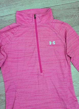 Крутой лонгслив на короткой молнии under armour зепка олимпийка 4