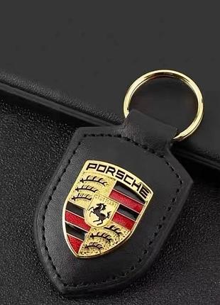 Брелок для ключа porsche 718 boxster,911 carrera,911 gt2, 918, boxster, cayenne, cayman, panamera чорний