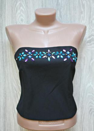 Кроп топ с косточками р. 44