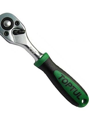 Трещотка 1/4" toptul 36 зубцов (масло-бензостойкая ручка) s135
