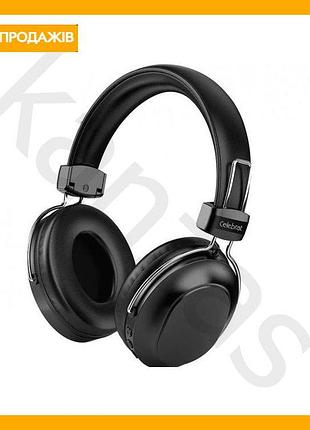 Беспроводные наушники bluetooth celebrat накладные черные для музыки и звонков блютуз наушники