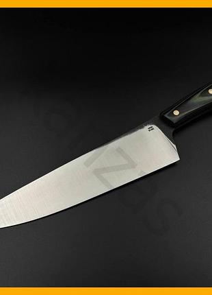 Кухонный нож ручной работы шеф n690 200 мм с фиксированным клинком для резки мяса и овощей нож для кухни