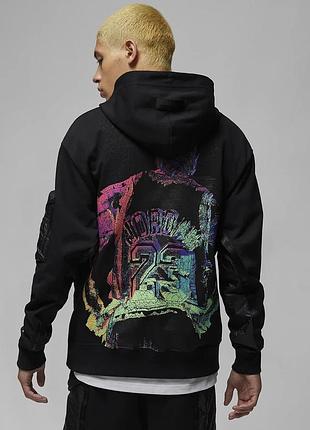 Худі чоловіче air jordan 23 engineered fleece hoodie black dm1859-010