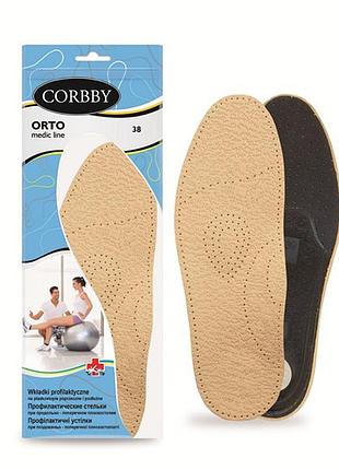Ортопедические стельки при продольном и поперечном плоскостопии corbby orto. 36