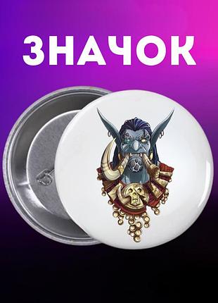 Значек world of warcraft ворлд оф варкрафт мир военного ремесла на булавке на рюкзак 44 мм 1 шт