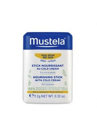 Mustela cold stick защитный увлажняющий сток для губ и щек для детей от рождения