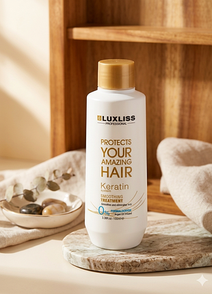 Нанопластика luxliss keratin smoothing treatment 0% formaldehyde (разлив 200 мл)