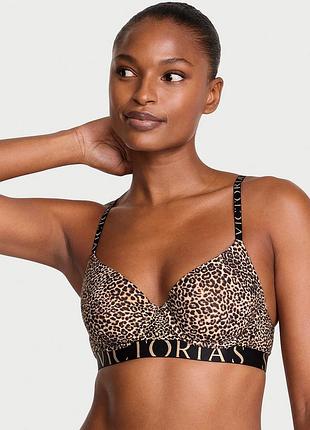 Бюстгалтер victoria`s secret леопардовий принт