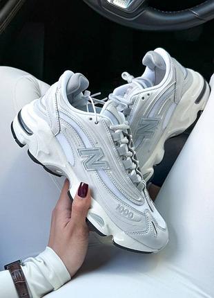 Женские кроссовки nb1000 silver