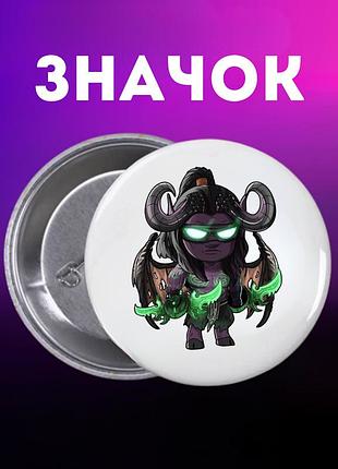 Значек world of warcraft ворлд оф варкрафт мир военного ремесла на булавке на рюкзак 44 мм 1 шт