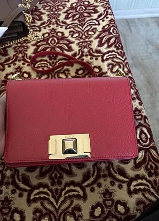 Шкіряна сумка furla оригінал