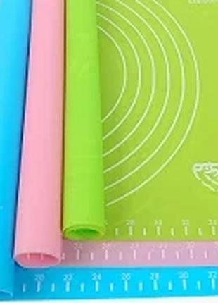 Силиконовый коврик для расскатки теста. 30*40