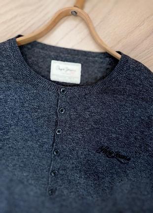 Серый свитер от pe jeans 5