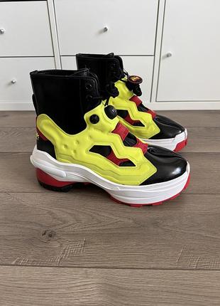 Maison martin margiela х reebok tabi instapump fury oxford high 45р