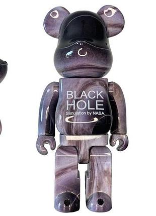 Коллекционная игрушка из серии bearbrick black hole 28 см на подарок