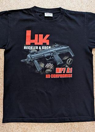 Винтажная футболка survivors heckler & koch mp7 a1