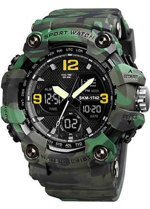 Skmei 1742 green military