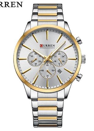Curren 8435 silver-gold-silver