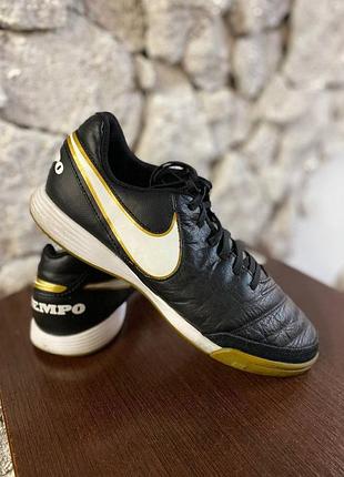 Футзалки шкіряні  nike tiempo