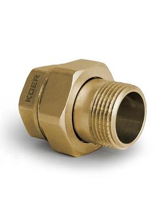 Згін американка прямий, без нікелю koer kr.341.wn - 3/4" (kr4737)