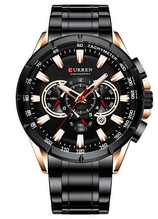Curren 8363 black-cuprum