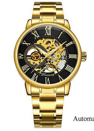 Forsining 8099a gold-black metal