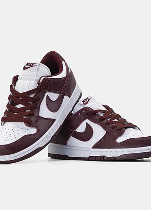 Nike dunk low bordo 3