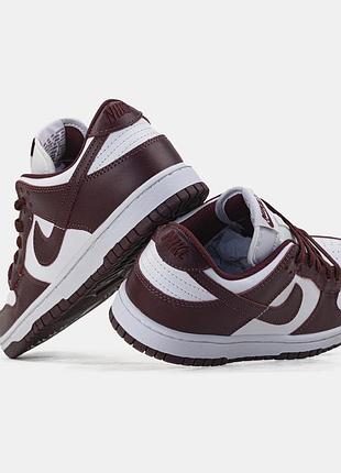 Nike dunk low bordo 4