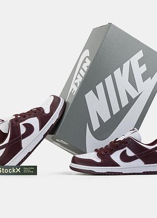 Nike dunk low bordo