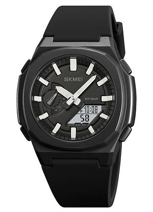 Skmei 2091bkwtwt black-white white