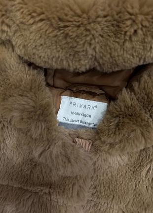 Дитяча шубка прімарк primark 2