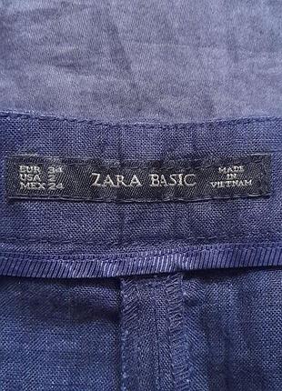 Женские укороченные 7/8 брюки zara basic 5