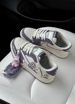Jordan 1 x travis scott x labubu purple