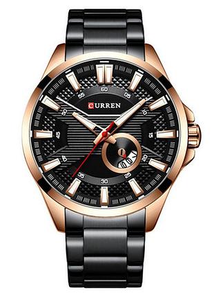 Curren 8372 black-cuprum