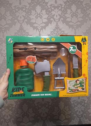 Набор игрушечный туристический, скаут, лесничий для ребенка