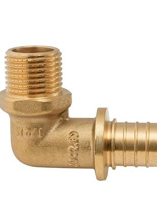 Кутник перехідний із зр koer ka.l06m-20 - 20(2.8mm) x 1/2"m (kr4875)