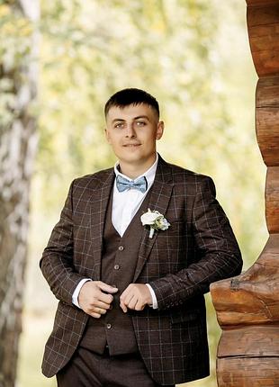 Чоловічий весільний костюм 3-ка трійка